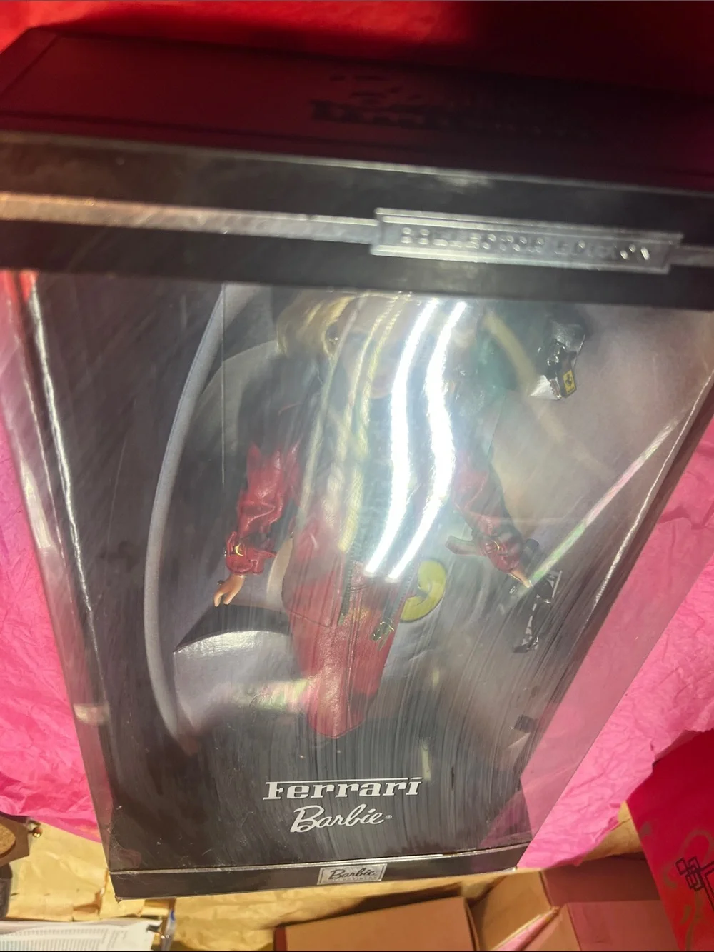 Ferrari Barbie Collectible Doll in Red - Official Brand Collaboration